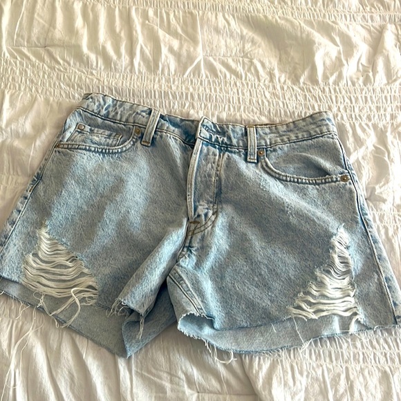 Womens Summer Jean Shorts - Picture 1 of 2